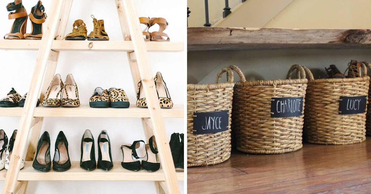 15 Excellent DIY Shoe Storage Projects 