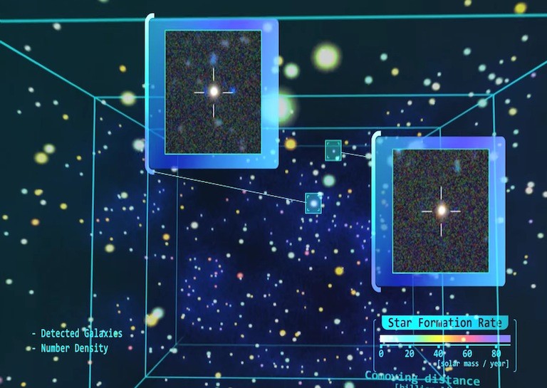 Deepest 3-D Map of the Universe Ever Encompasses 13.4 Billion Years