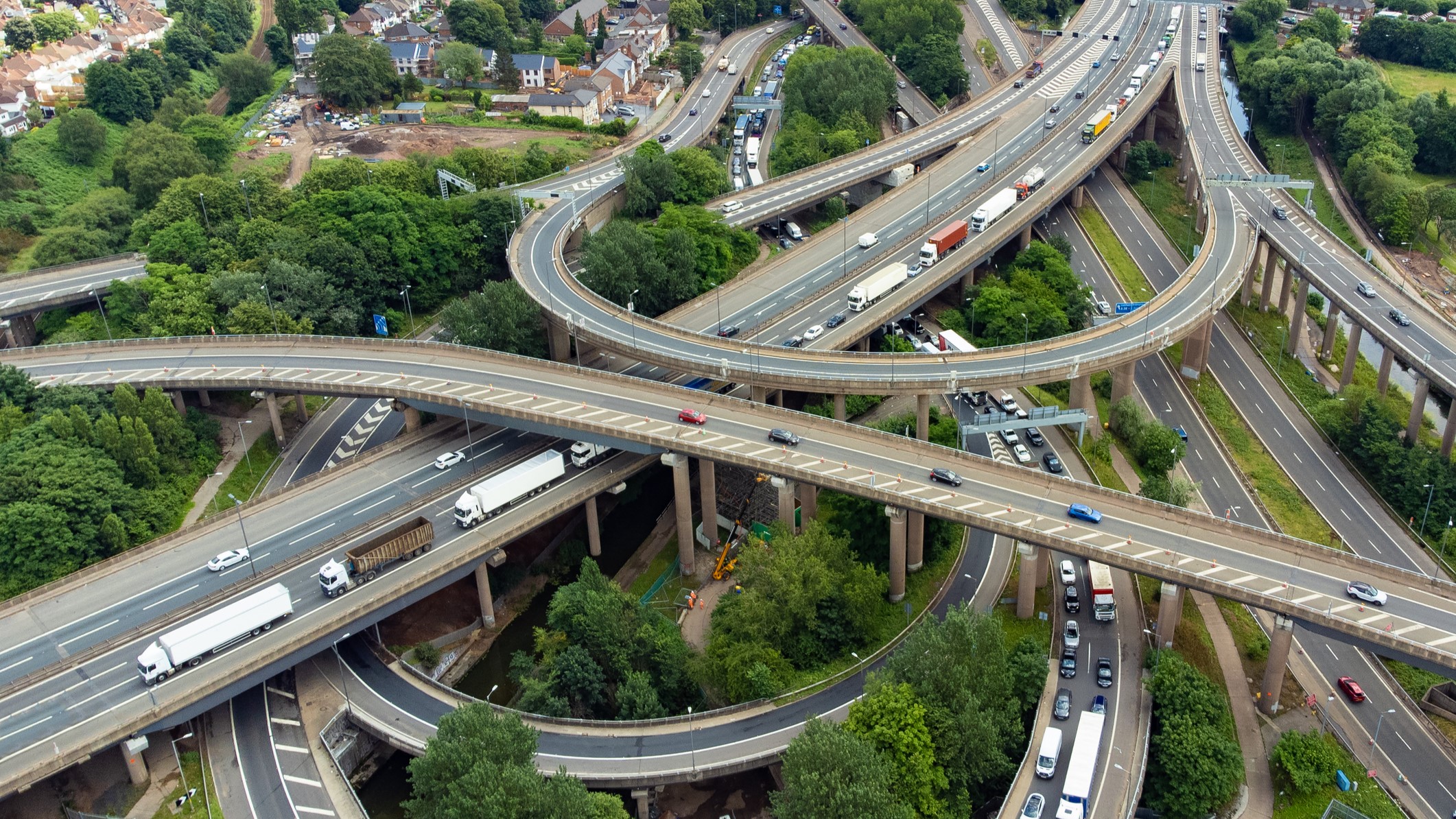 'Spaghetti Junction' The world's most iconic interchange just turned 50