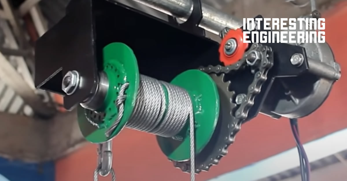 Check out This DIY Motorized Winch Made from a Wiper Blade Motor